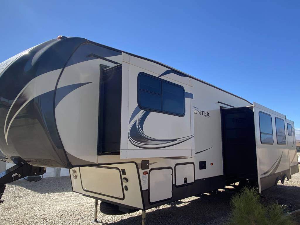 fifth wheel after it was detailed by our mobile detailing team